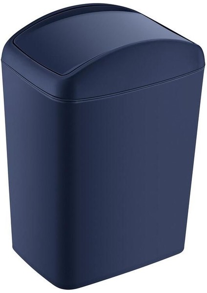 Lacivert 5 Lt Döner Kapaklı Soft Çöp Kutusu, Pratik ve Şık Tasarım