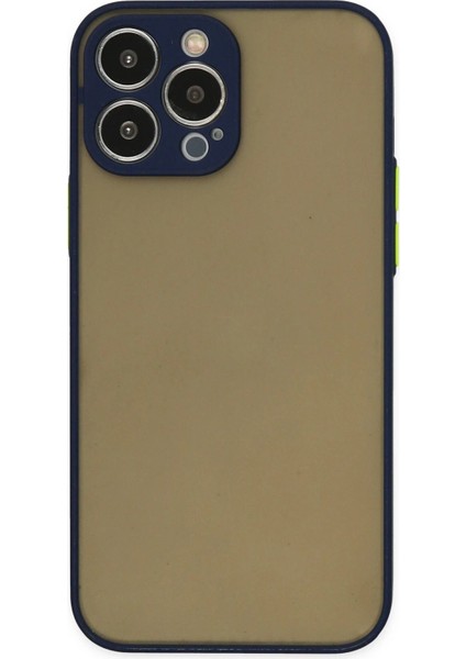 iPhone 14 Pro Kılıf Montreal Silikon Kapak - Lacivert - 12873-5274