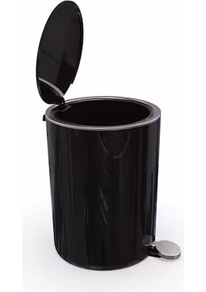 5 Lt Pedallı Çöp Kovası Siyah, Pratik ve Şık Tasarım fiyatları