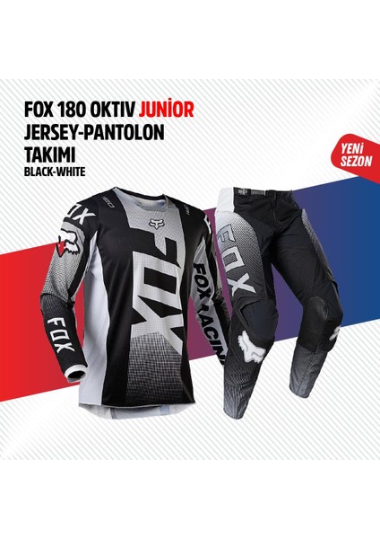 Siyah Beyaz Çocuk Jersey Pantolon Takımı