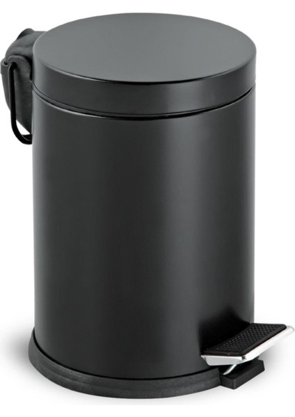 Siyah Pedallı Çöp Kovası 12 Lt, Pratik ve Şık Temizlik Gereci