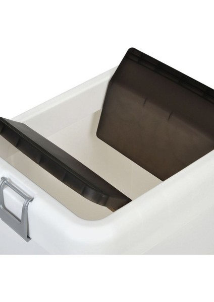 40 Lt Beyaz Kapaklı Çöp Kovası, Pratik ve Şık Tasarım modelleri