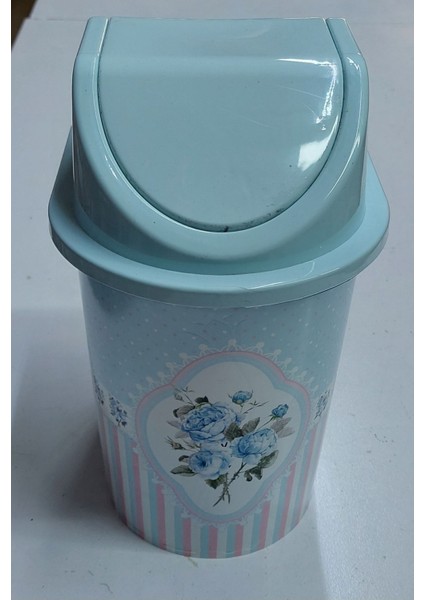 Şık Açık Mavi Çöp Kovası, Pratik ve Kullanışlı Ev Gereçleri