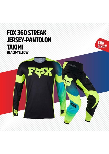 Siyah Sarı Jersey Pantolon Takımı