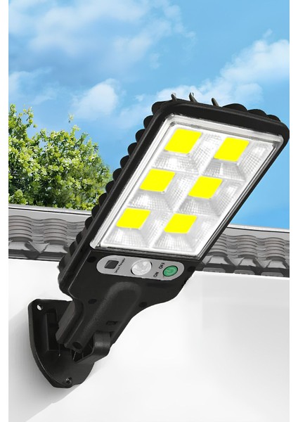 Güneş Enerjili Hareket Sensörlü 120 LED Bahçe ve Sokak Aydınlatması, 3 Modlu, Şık Tasarım modelleri