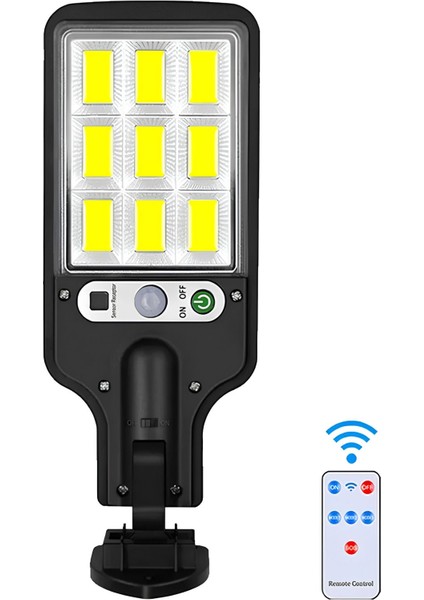 Güneş Enerjili Hareket Sensörlü 120 LED Bahçe ve Sokak Aydınlatması, 3 Modlu, Şık Tasarım fırsatları