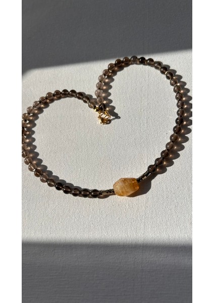 Dumanlı Kuvars Kolye