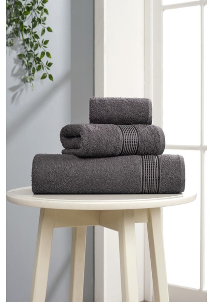 Çok Renkli 3'lü Banyo Havlu Seti, Yumuşak ve Hafif, Birlikte Kullanım Keyfi