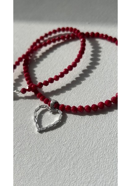 Mercan 925 Ayar Gümüş Kolye fiyatları