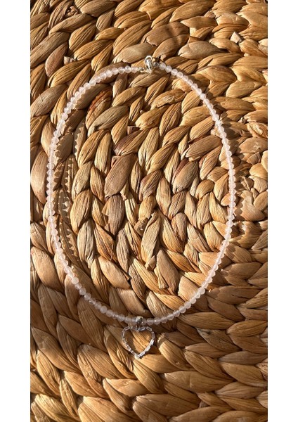 Pembe Kuvars 925 Ayar Kolye indirimleri