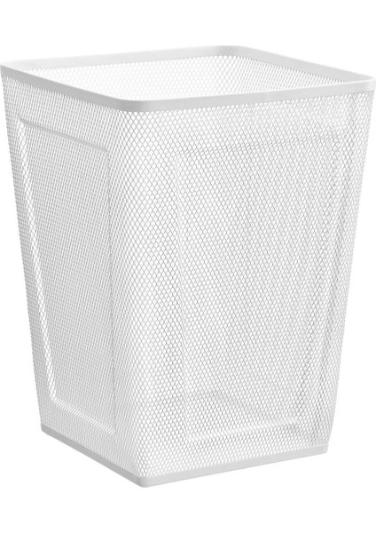 Çelik Çöp Kovası, 35 cm Yüksekliğinde, 26 cm Genişliğinde, Şık Beyaz Renk fiyatları