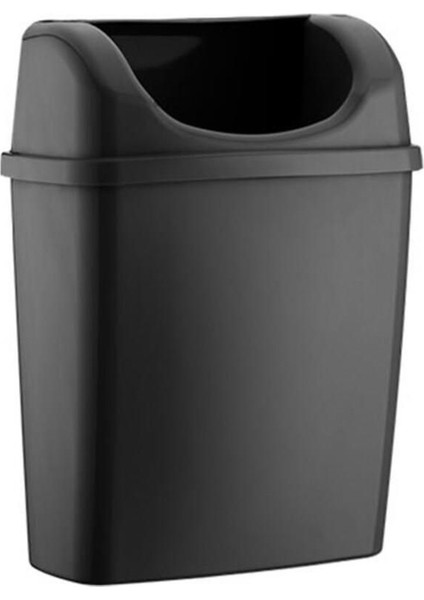 6 Litre Siyah Duvara Monte Çöp Kovası, Pratik ve Şık Tasarım fiyatları