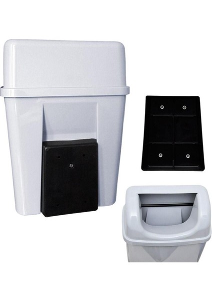 6 Litre Siyah Duvara Monte Çöp Kovası, Pratik ve Şık Tasarım modelleri