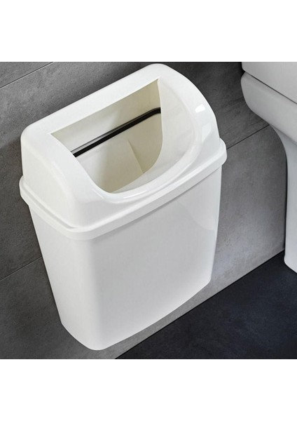 6 Litre Siyah Duvara Monte Çöp Kovası, Pratik ve Şık Tasarım fırsatları