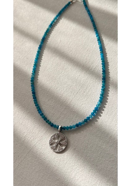 Apatit 925 Ayar Gümüş Kolye fiyatları