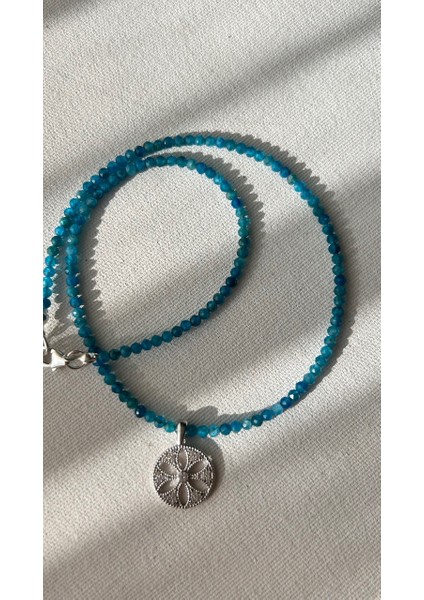 Apatit 925 Ayar Gümüş Kolye indirimleri