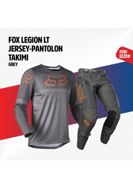 Gri Turuncu Jersey Pantolon Takımı