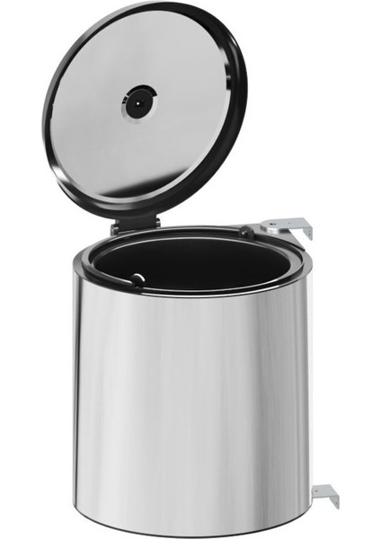 Krom Paslanmaz Çöp Kovası 10 Lt, Şık ve Dayanıklı, Çok Renkli Tasarım fiyatları