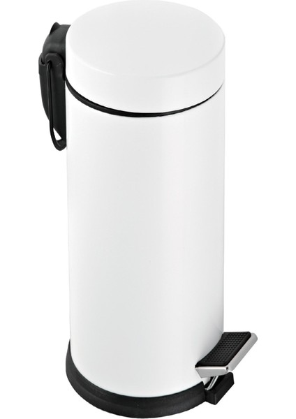 Beyaz 5 Litre Pedallı Çöp Kovası, Pratik ve Şık Tasarım