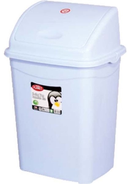 Renkli 26L Sallı Kapaklı Çöp Kovası, Pratik ve Şık Temizlik Çözümü