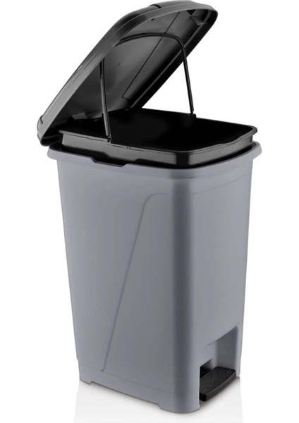 25 Litre Iç Kovalı Slim Pedallı Modern Çöp Kovası Gri modelleri