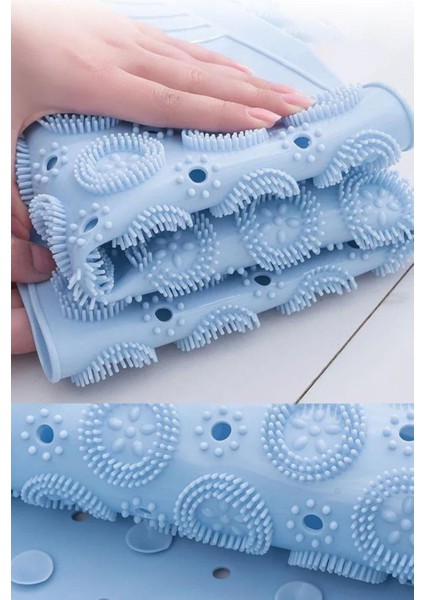 Masajlı Banyo Duş Kaydırmaz Matı Pedi Silikon Vantuzlu Paspas Duşakabin Paspası. Ayak Kaydırmaz modelleri