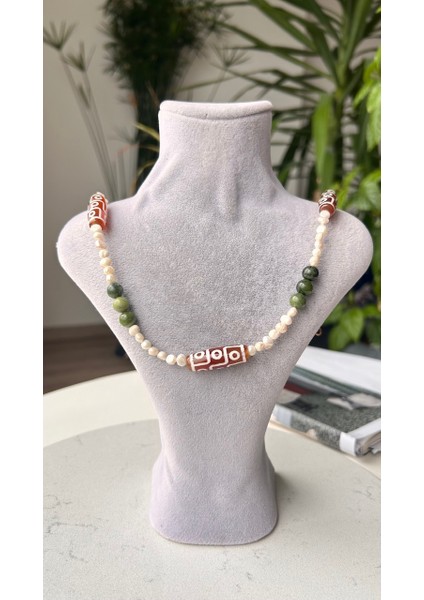 Inci Tibet Akik Kolye