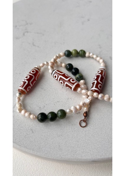 Inci Tibet Akik Kolye modelleri