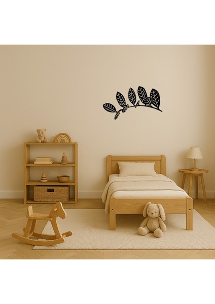 Zarif Yaprak Silüetli Mdf Dekoratif Tablo - 18433-5056 modelleri