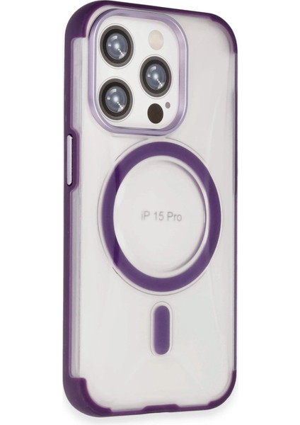 iPhone 15 Pro Hilton Magsafe Kapak - Derin Mor - 13459-2251 fiyatları