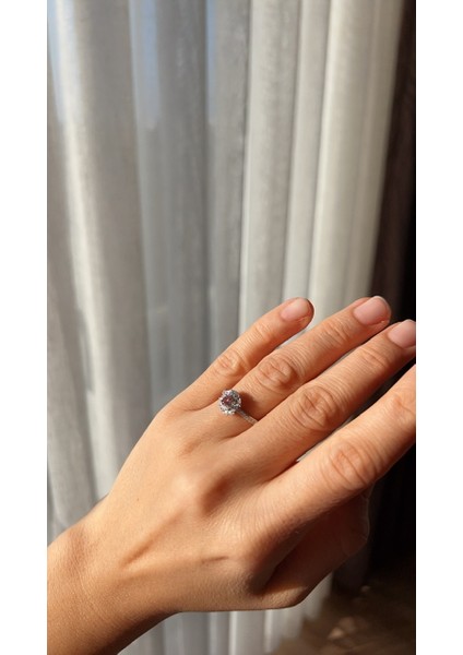 925 Ayar Gümüş Yakut Taşlı Yüzük fiyatları