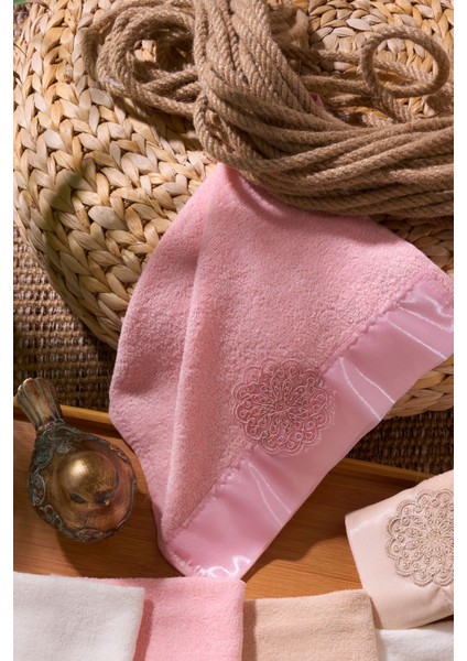 Yumuşak, Kaliteli 6'lı El Havlusu Seti, 30X50, Ekru, Mutfak ve Çeyizlik Kullanım Için fırsatları