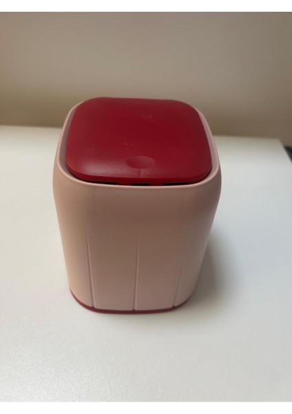Küçük Otomatik Çöp Kutusu, Şık ve Kullanışlı, Pembe Renkli, Pratik Tasarım fırsatları