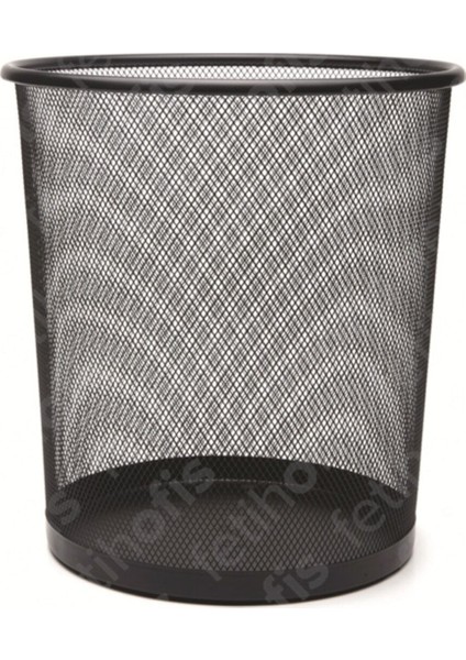 Gri Perforeli Çöp Kovası D-3, Şık ve Kullanışlı Depolama Çözümü