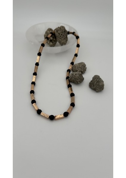 Oniks Lav Taşı Kolye