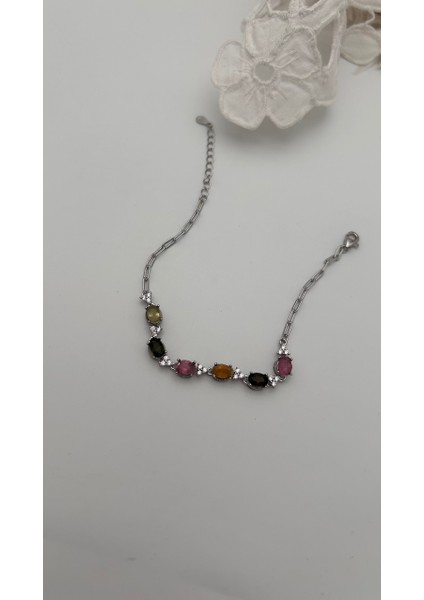 925 Ayar Gümüş Turmalin Bileklik fiyatları