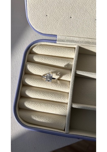 925 Ayar Gümüş Tektaş Yüzük 7 Numara modelleri