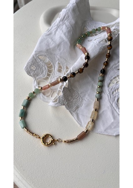 Karışık Doğaltaş Kolye fiyatları