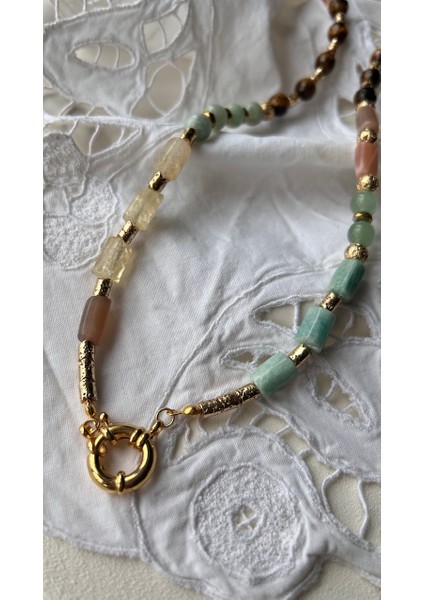 Karışık Doğaltaş Kolye fırsatları