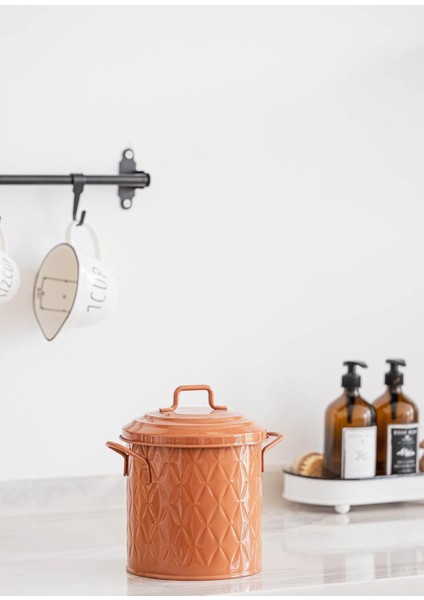 Terracota Renkli Prizma Çöp Kovası, 4 Lt, Şık ve Kullanışlı Tasarım modelleri