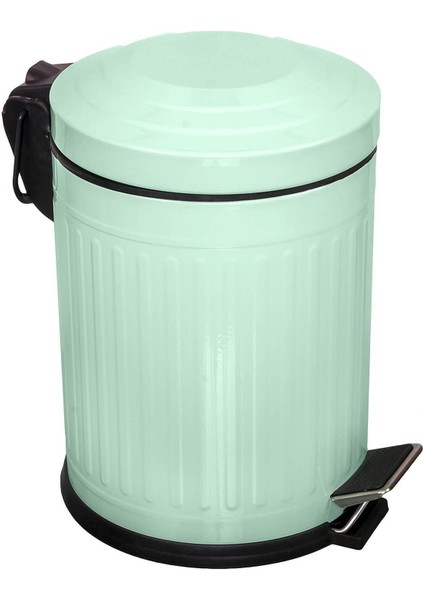 Mint Yeşili Nostaljik 5 Litrelik Çöp Kovası, Şık ve Kullanışlı Tasarım
