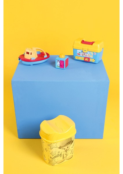 Sevimli Tasarımlı Çocuklar Için Güzel Plastik Çöp Kovası, Kahverengi fiyatları