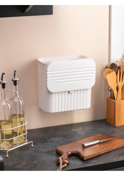 Beyaz 12L Mutfak Tezgahı ve Dolap Askılı Çöp Kovası fırsatları