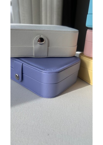 Seyahat Boy Takı Kutusu Lila Renk