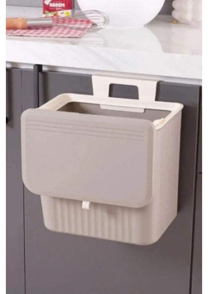 Renkli Mutfak Tezgah Üstü Dolap Askılı 15 Lt Çöp Kovası fiyatları