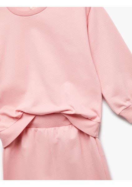 Şardonlu Pamuklu 2'li Eşofman Takımı modelleri