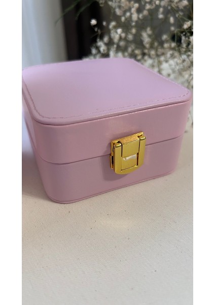 Takı Kutusu Pembe Renk Seyahat Boy