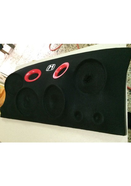 Honda Civic Fb7 2012 2016 Pandizot 4X20CM Midrange 2X10CM Dome Tweeter Polyesterli Portlu