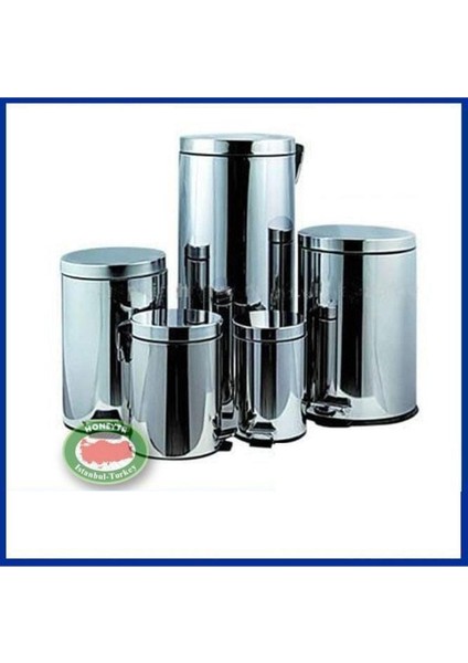 3 Litre Paslanmaz Çelik Pedallı Çöp Kovası, Şık ve Dayanıklı Tasarım