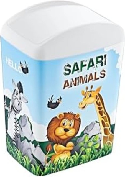 10 Lt Bej Soft Resimli Döner Çöp Kutusu Kapaklı, Şık ve Pratik Tasarım fiyatları